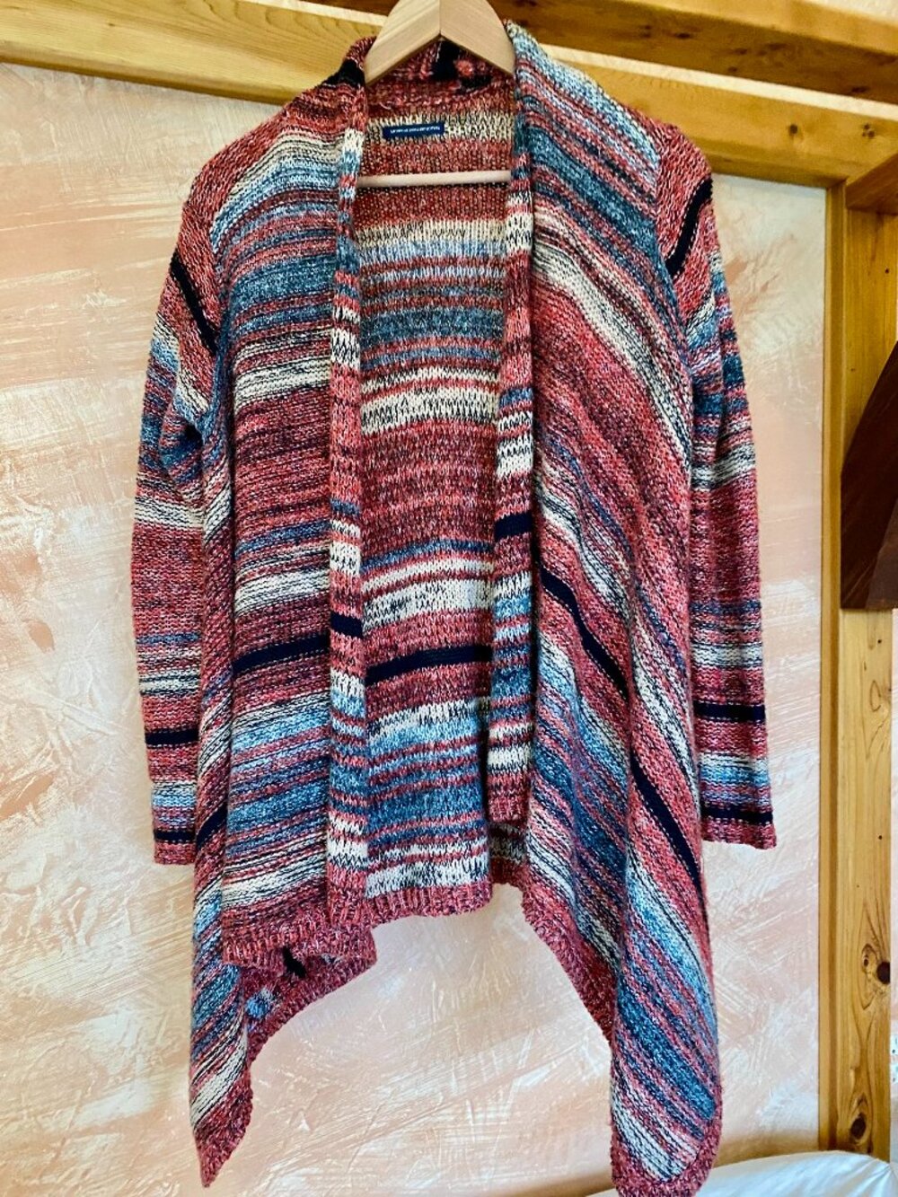 American Eagle Outfitters XS Bohemian Boho slouchy wrap sweater cardigan